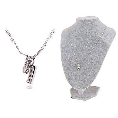 Women's Elements Silver Two Bars Esque Necklace