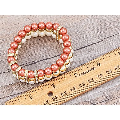 Women's Frost Pearl Beaded Accented Bracelet