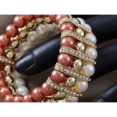 Women's Frost Pearl Beaded Accented Bracelet