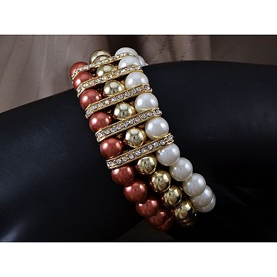 Women's Frost Pearl Beaded Accented Bracelet