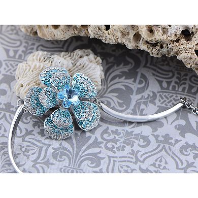 Women's Gigantic Flower Blossom Element Bracelet Bangle