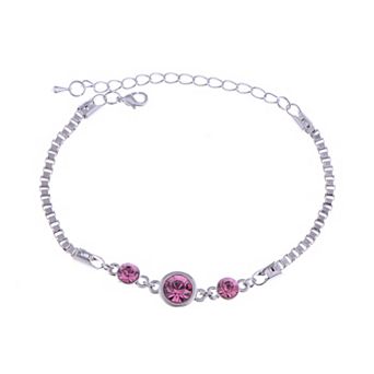 Women's Elements Fuchsia Plum Delight Glitter Bonanza Magic Bracelet