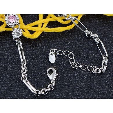 Women's Elements Fuchsia Plum Delight Glitter Bonanza Magic Bracelet