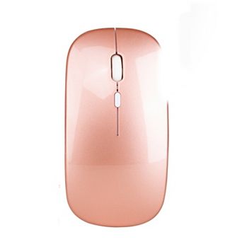 2.4G Rechargeable Silent Wireless Mouse,Slim Ergonomic Optical Mice,600mAh Built-in Battery