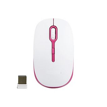 2.4G Wireless Office Mouse,4 Button,Nano USB Receiver, Long Battery Life Silent Mice