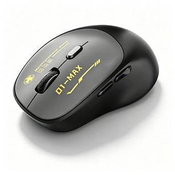 Dual Mode Bluetooth & 2.4G Wireless Silent Mouse,Right Hand Ergonomic 6 Buttons,Type-C Rechargeable