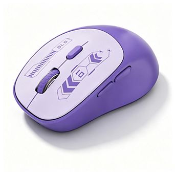 Dual Mode Bluetooth & 2.4G Wireless Silent Mouse,Right Hand Ergonomic 6 Buttons,Type-C Rechargeable