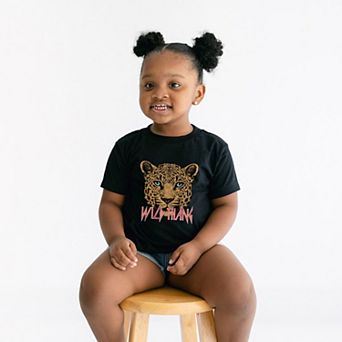 Wild Thang Cheetah - Toddler Short Sleeve Graphic T-Shirt