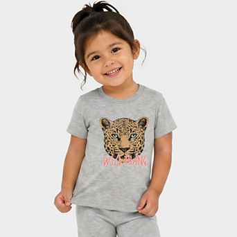 Wild Thang Cheetah - Toddler Crew Shorts Set