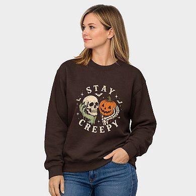 Stay Creepy - Women's Graphic Sweatshirt