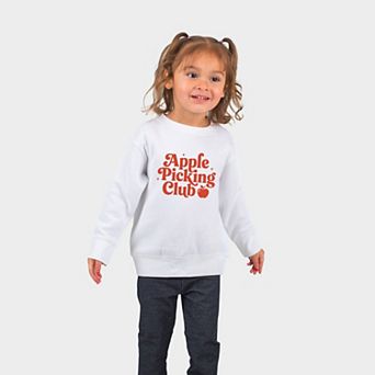 Apple Picking Club Stars - Toddler Graphic Sweatshirt