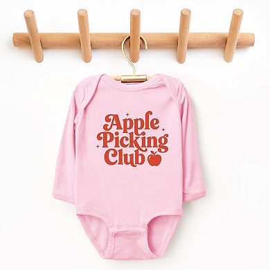 Apple Picking Club Stars - Infant Long Sleeve Bodysuit