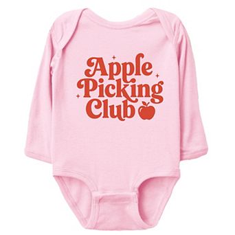 Apple Picking Club Stars - Infant Long Sleeve Bodysuit