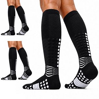 Ankle Support Socks Arch Cushioned Plantar Fasciitis Athletic Running Comfort 3 Packs