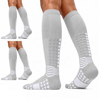 Ankle Support Socks Arch Cushioned Plantar Fasciitis Athletic Running Comfort 3 Packs