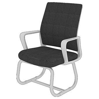 KWPZQEB Modern Office Chair with Cantilever Frame Design & Mesh Backrest for Home, Office
