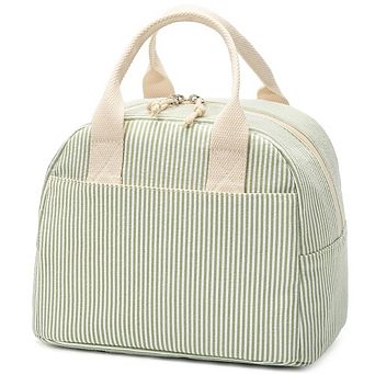 Cute Insulated Lunch Tote Bag Large Capacity Reusable Cooler for Women Work Beach