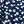 Navy White Flower