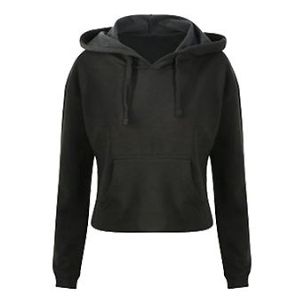 AWDis Just Hoods Womens/Ladies Girlie Cropped Hoodie