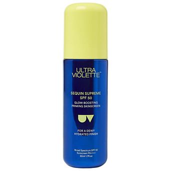 Ultra Violette Sequin Supreme SPF 50 Glow-boosting Facial Sunscreen Moisturizer and Primer