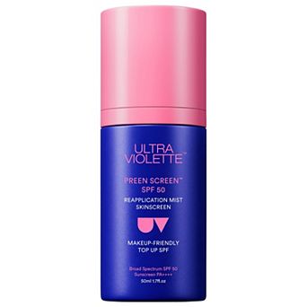 Ultra Violette Preen Screen SPF 50 Facial Sunscreen Mist With Niacinamide