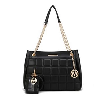 MKF Collection Mabel Quilted Shoulder Bag With Card Holder
