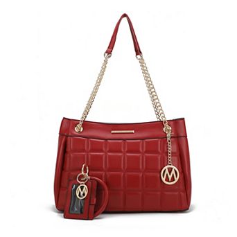 MKF Collection Mabel Quilted Shoulder Bag With Card Holder