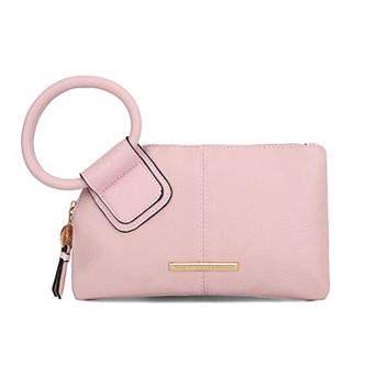 MKF Collection Luna Clutch Wristlet With Ring Handle
