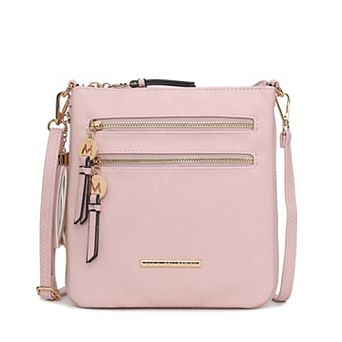 MKF Collection Angelina Crossbody Bag With Zip Closure & Multiple Compartments