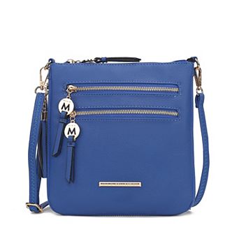 MKF Collection Angelina Crossbody Bag With Zip Closure & Multiple Compartments