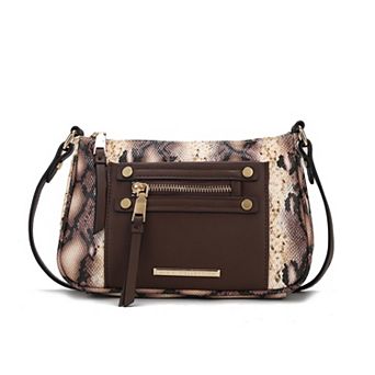 MKF Collection Essie Snake Embossed Crossbody Bag