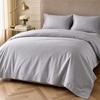 4 pc Bedding Set Soft Duvet Cover Sheet and Pillowcase Set for Bedroom