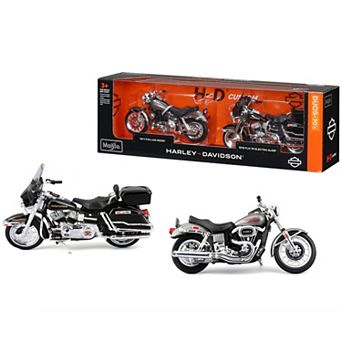 Maisto 2 pc Diecast Harley Davidson Motorcycle Set