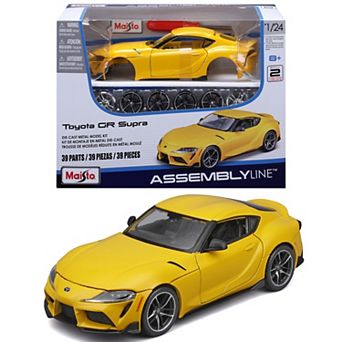 Maisto Assembly Line Model Kit Toyota GR Supra Diecast Sports Car DIY Building Set