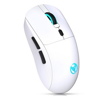 2.4G Wireless Rechargeable Gaming Mouse,7 Color RGB Breathing Light,Type-C Charging Ergonomic Mice