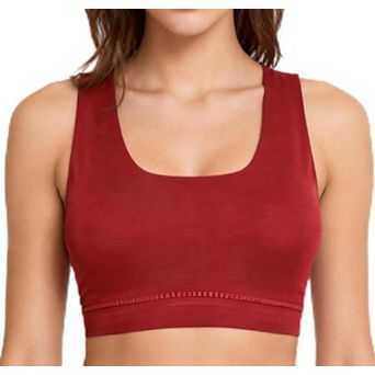 Women's Merino Wool Sports Bra Seamless Stretchy Yoga Workout Hiking Daily Wear