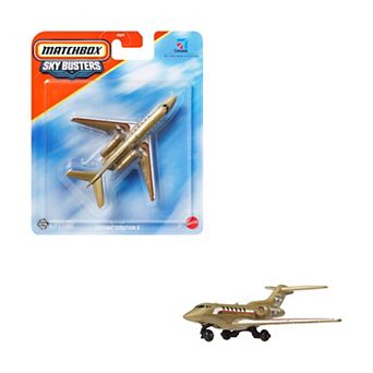Mattel Matchbox Sky Busters Toy Airplane & Helicopter with Rolling Wheels & Spinning Propellers - Styles May Vary