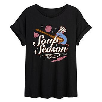 Juniors' Disney / Pixar's Ratatouille Remy Oversized Tee