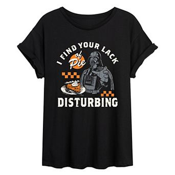 Juniors' Star Wars Darth Vader Oversized Tee