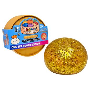Streamline Glitter Squish Bun Dumpling Toy - Styles May Vary
