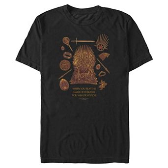 Big & Tall Game Of Thrones When You Play The Game Graphic Tee