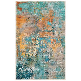 3x5 Ft Rose Cloud Rug Soft Non Slip Washable for Indoor Spaces