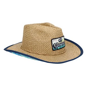 Women's Corona Patch Straw Cowboy Hat