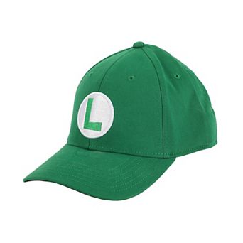 Women's Super Mario Bros Luigi Flex Fit Baseball Cap