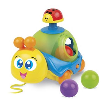 Winfun Spin N Pull Snail Interactive Pull Toy