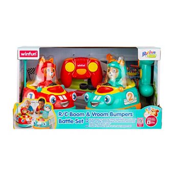 Winfun R/C Boom & Vroom Bumpers Battle 2 pc Interactive Toy Set