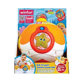Winfun Roll N Learn Activity Ocean Ball Interactive Toy