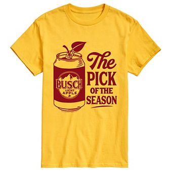 Men's Busch Light Apple "The Pick of the Season" Short Sleeve Graphic Tee