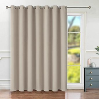 Sliding Door Curtain Thermal Blackout Room Darkening Room Divider