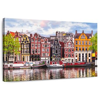 Amsterdam Canal Houses Wall Art